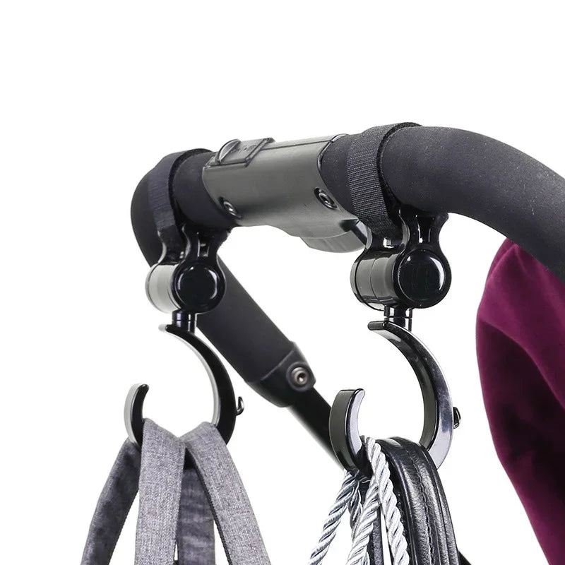 Baby Stroller Hooks – Universal Pram Hanger Clips | HIP Stroller Hook Organizer HIP