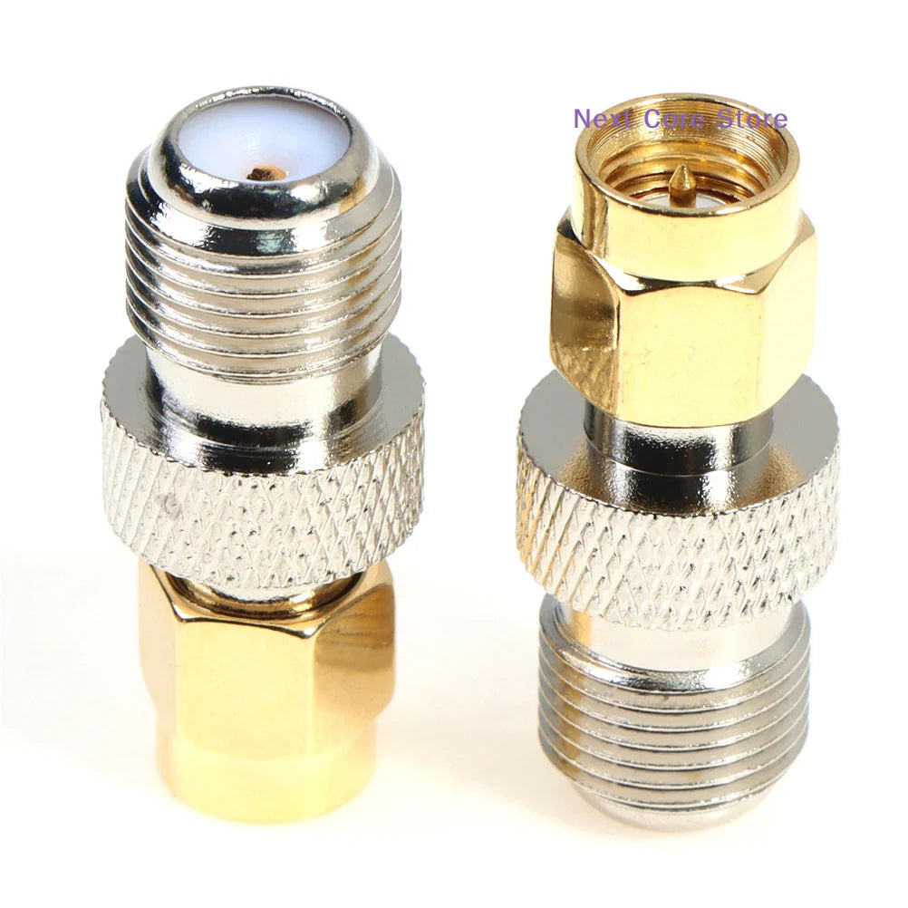 F Female to SMA Male RF Coaxial Adapter | Brass Connector RF Coaxial Adapter HIP
