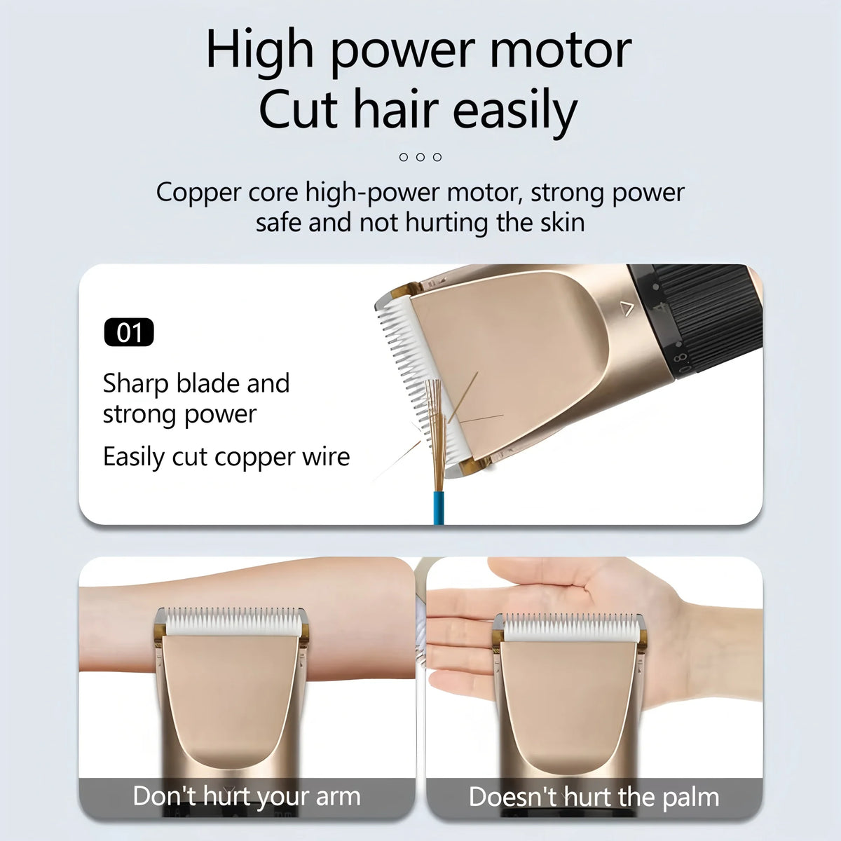 USB Rechargeable Electric Shaver & Pet Hair Clipper Electric Shaver Clipper HIP