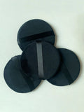 4-Pack Large Makeup Powder Puffs – Soft Face Sponge Set Makeup Powder Puff HIP black