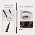 Maxfine Ultra Fine Triangle Eyebrow Pencil Precise Brow Definer Long Lasting Waterproof Morandi Cool Brown Eyebow Makeup 6 Color HIP 03 Dark Brown