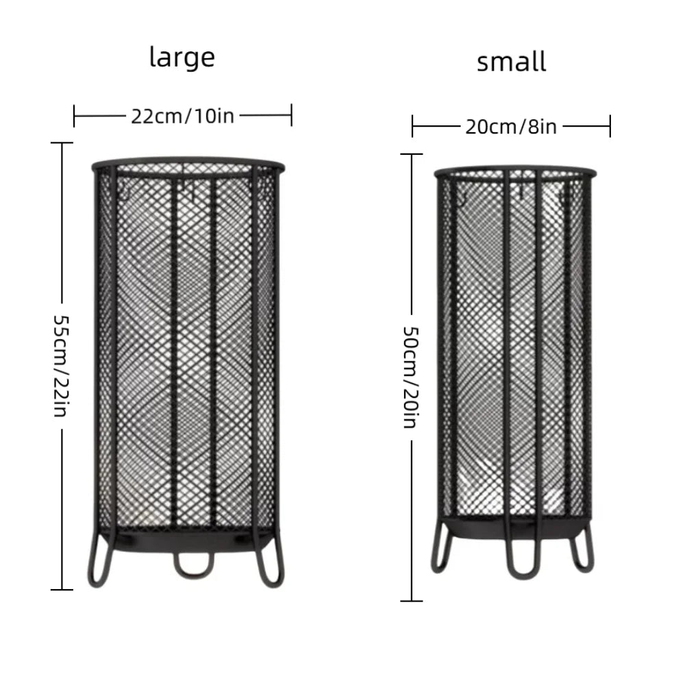 Metal Umbrella Stand with Drainage – Modern Entryway Organizer Umbrella Stand HIP