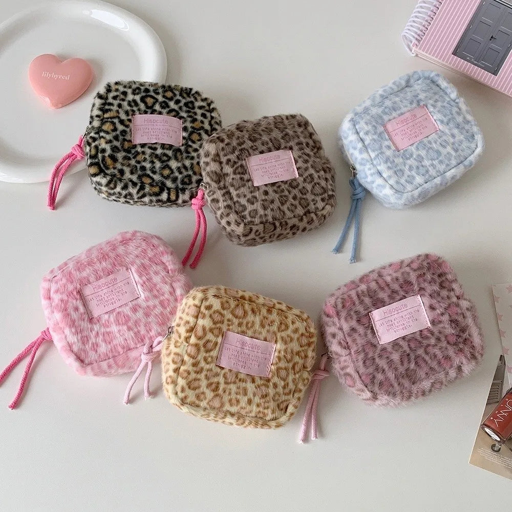 Leopard Print Makeup Pouch – Large Capacity Cosmetic Bag Cosmetic Storage Bag HIP