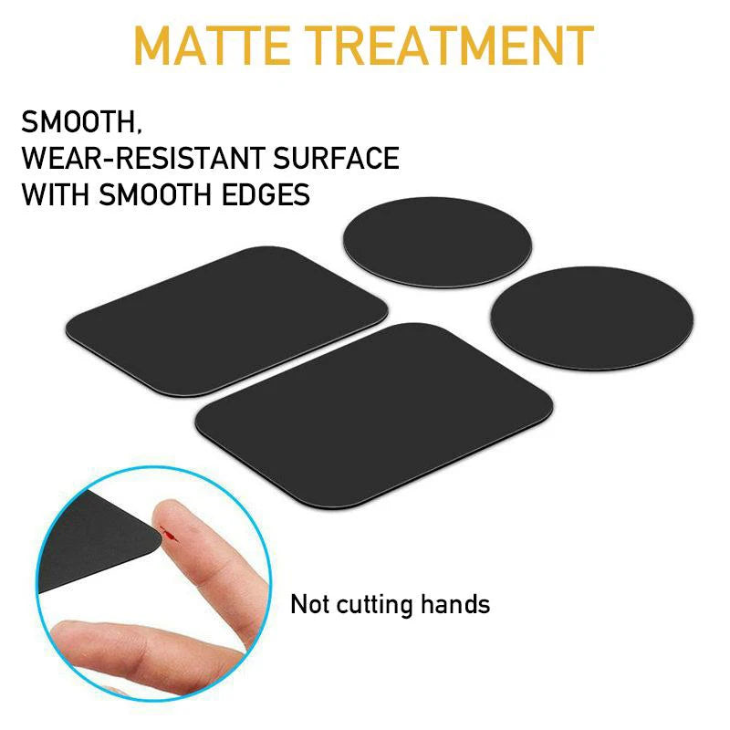 Magnetic Metal Plate for Car Phone Mount | SEamopar 1–5 Pcs Car Phone Mount Plate HIP