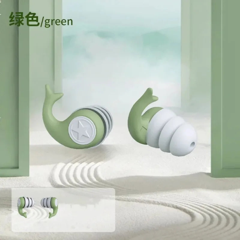 Soft Silicone Earplugs – Sleep, Noise Reduction & Swimming Silicone Earplugs HIP