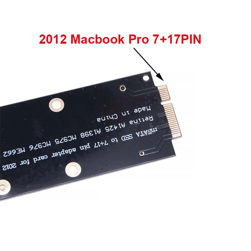 M.2 NGFF to 7+17 Pin SSD Adapter – 2012 MacBook Pro SSD Adapter Card HIP