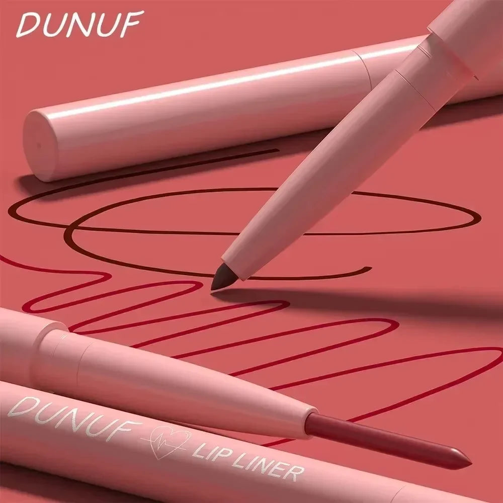 Tapered Nib Lip Liner Pencil Matte Red Brown Plumping Lip Stain Lasting Waterproof Fine Lipstick Slim Lip Outline Contour Makeup HIP