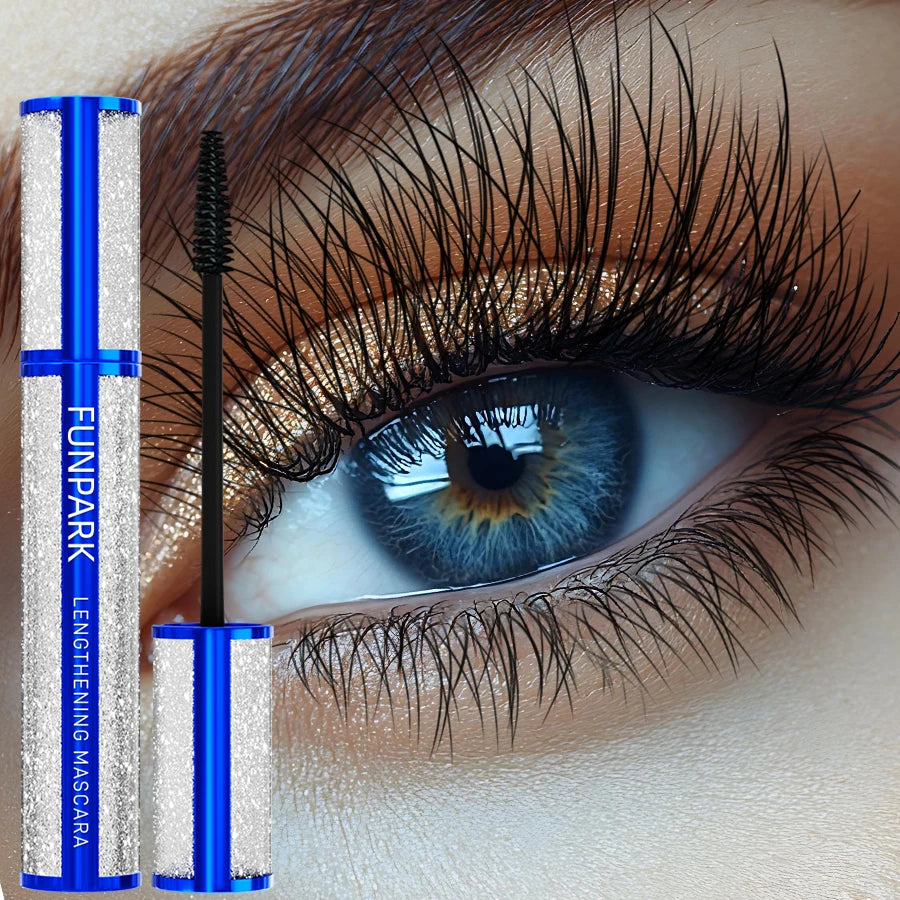 FUNPARK Waterproof Lengthening Curling Black Mascara Lengthening Mascara HIP
