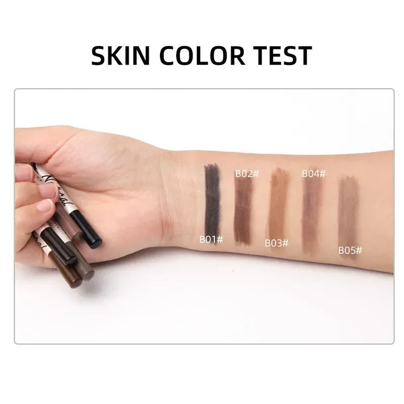 1PCS Hard core eyebrow pencil, thin eyebrows with eyebrows, 12 pieces, five colors with distinct roots HIP