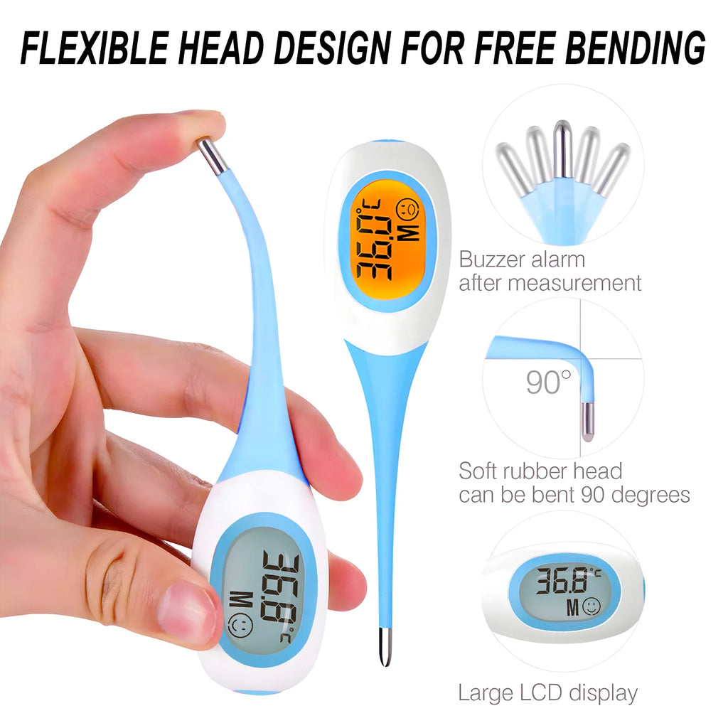 Digital 8s LED Thermometer – Oral & Armpit for Baby & Pets Digital Thermometer HIP