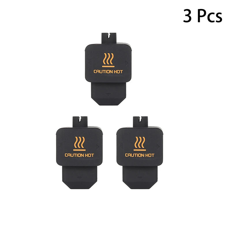 3-Pack Silicone Hotend Socks for Bambu Lab A1 – Heat Block Cover 3D Printer Accessories HIP