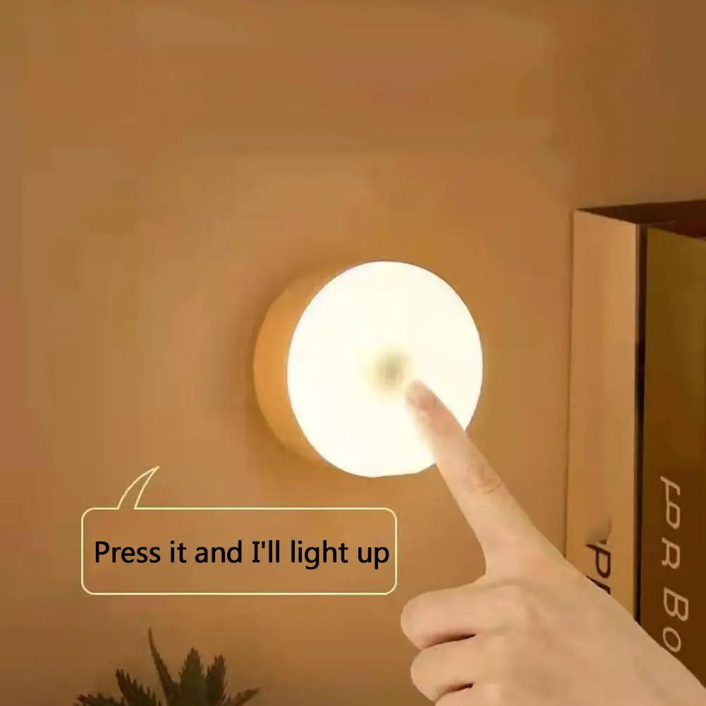 Rechargeable LED Under Cabinet Lights Motion Sensor Night Light Smart Lamp Stairs Closet Wardrobe Kitchen Light Bedroom Decor HIP