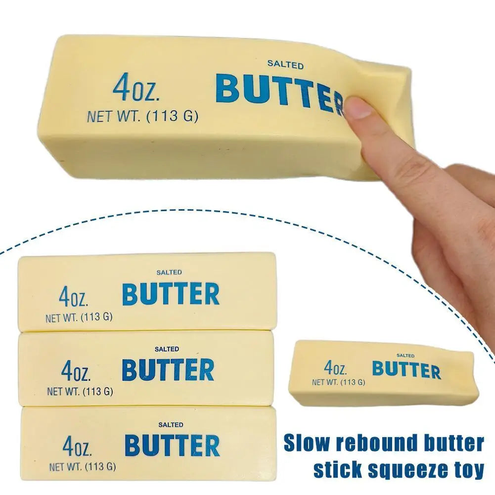 Soft Squishy Butter Stick Fidget Toy Stress Relief Slow Rising Squeeze Toy for Anxiety Relief Decompression Party Gifts HIP