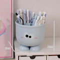 Cute Cartoon Pen Holder – Plastic Desktop Desk Organizer Desktop Pen Organizer HIP Blue1