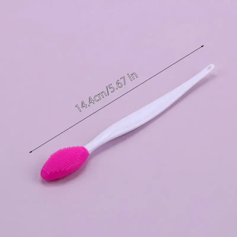 Double-Sided Silicone Face Cleansing & Exfoliating Brush Facial Cleansing Brush HIP