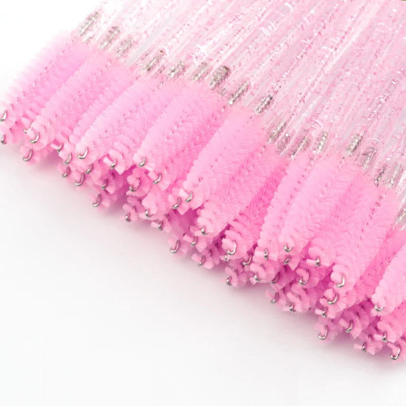 5/50 Pcs Eye Lash Brushes Eyebrow Brush False Eyelashes Extension Tools Mascara Wands Applicator Spoolers Lashes Cosmetic Tool HIP