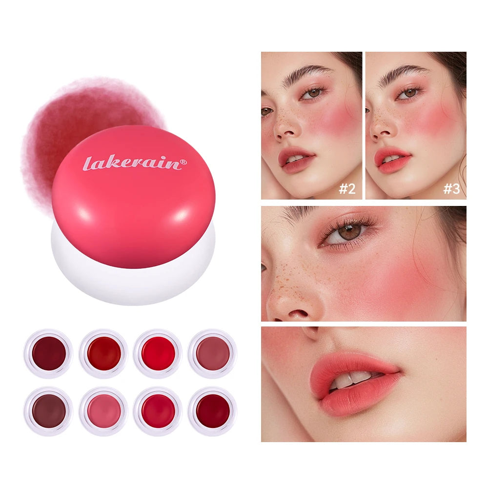 Lip&Cheek Blurry Pudding Pot | Blushed Moment - Baby | Makeup Blush, Buildable Lightweight, Multi-Use Soft Matte Finish | 5g HIP