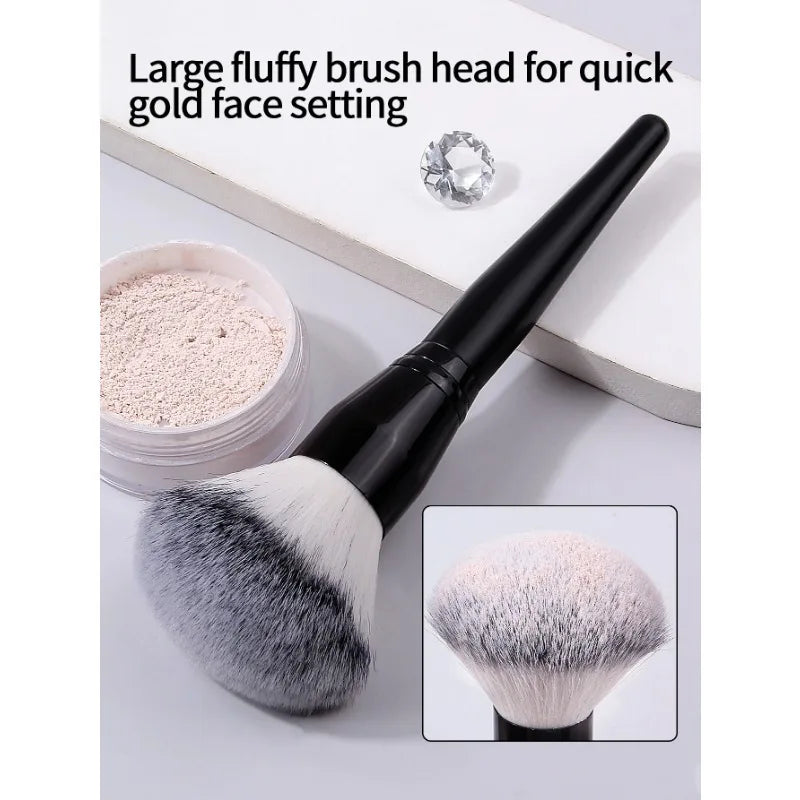 RUZOFO Fluffy Powder & Blush Makeup Brush – Super Soft Powder Makeup Brush HIP