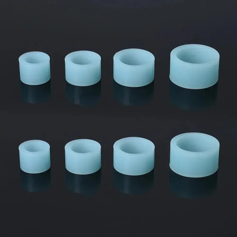 10-Pack Luminous Silicone Fishing Rod Stop Rings Anti-Slip Fishing Rod Stop Rings HIP