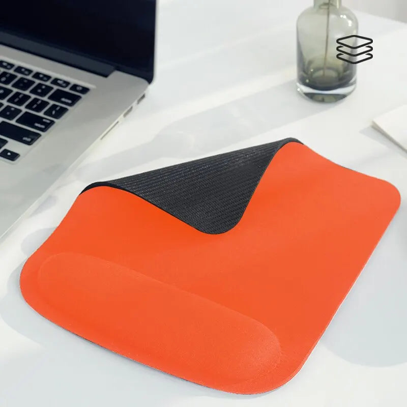 Ergonomic Mouse Pad with Wrist Rest – Anti-Slip, Soft Foam Wrist Rest Mouse Pad HIP