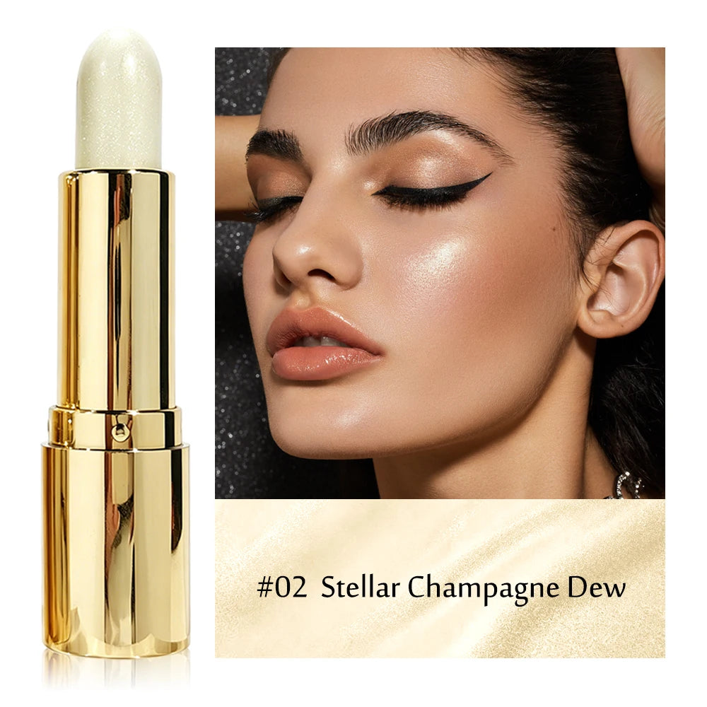 JUJU Dream Cream Highlighter Stick – Shimmer Glow & Contour Cream Highlighter Stick HIP 02