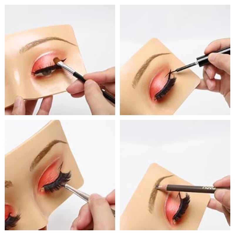3D Silicone Makeup Practice Board – Face Mannequin for Beginners Makeup Practice Board HIP