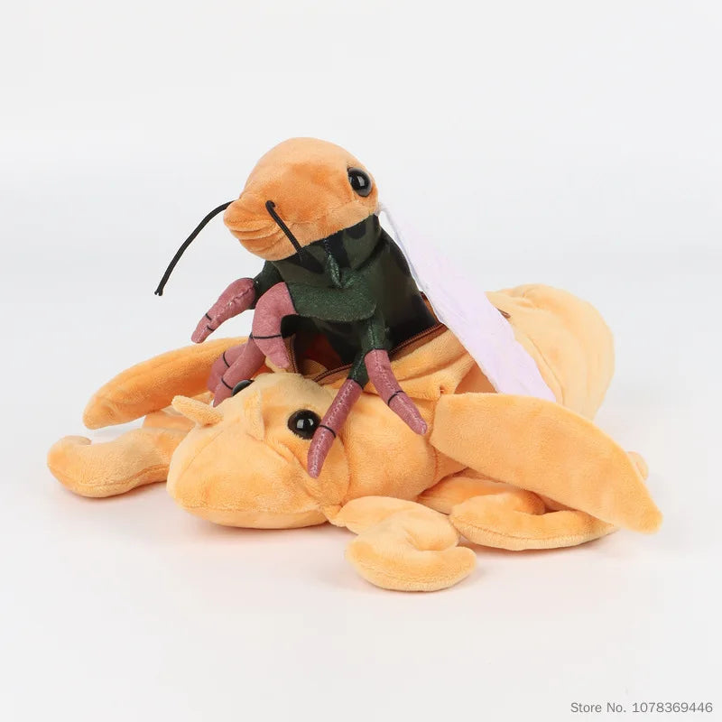 2-in-1 Molting Cicada Plush Stuffed Animal Toy | Collectible Plush Stuffed Animal HIP