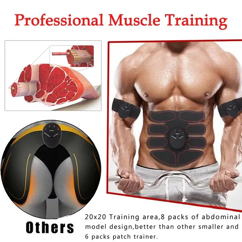 Smart Buttock Massager & Glute Toner – Rechargeable EMS Patch Glute Toning Device HIP