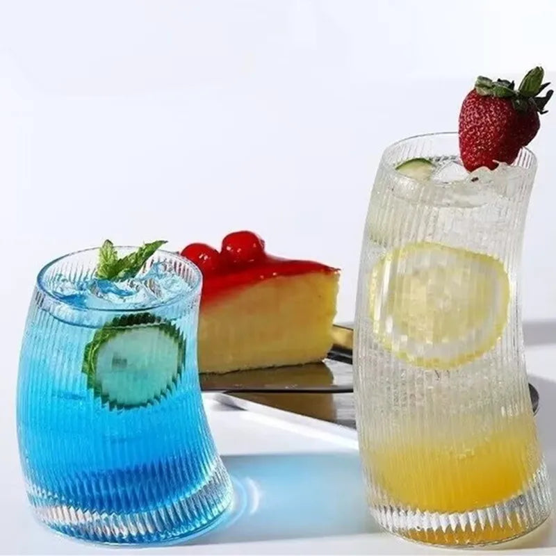 Sail-Shaped Rolling Glass Cup 500ml/340ml – Bar Drinkware Cocktail Glass HIP