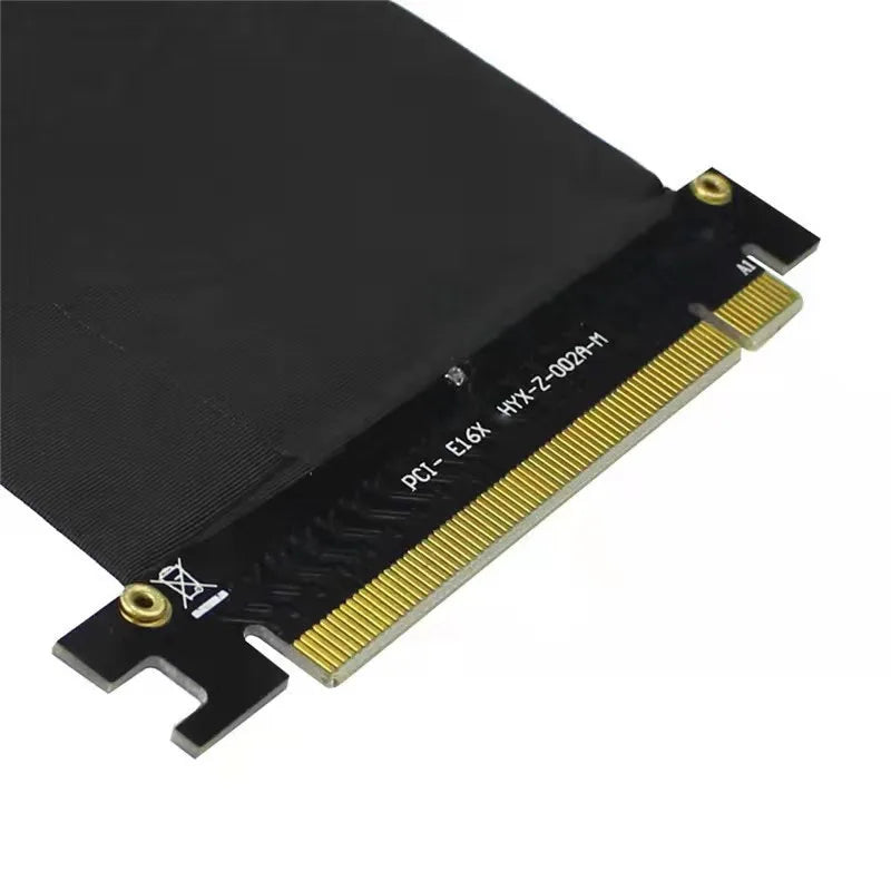 PCIe 3.0 x16 GPU Ribbon Extension Cable 20CM – Flat Flex GPU Extension Cable HIP