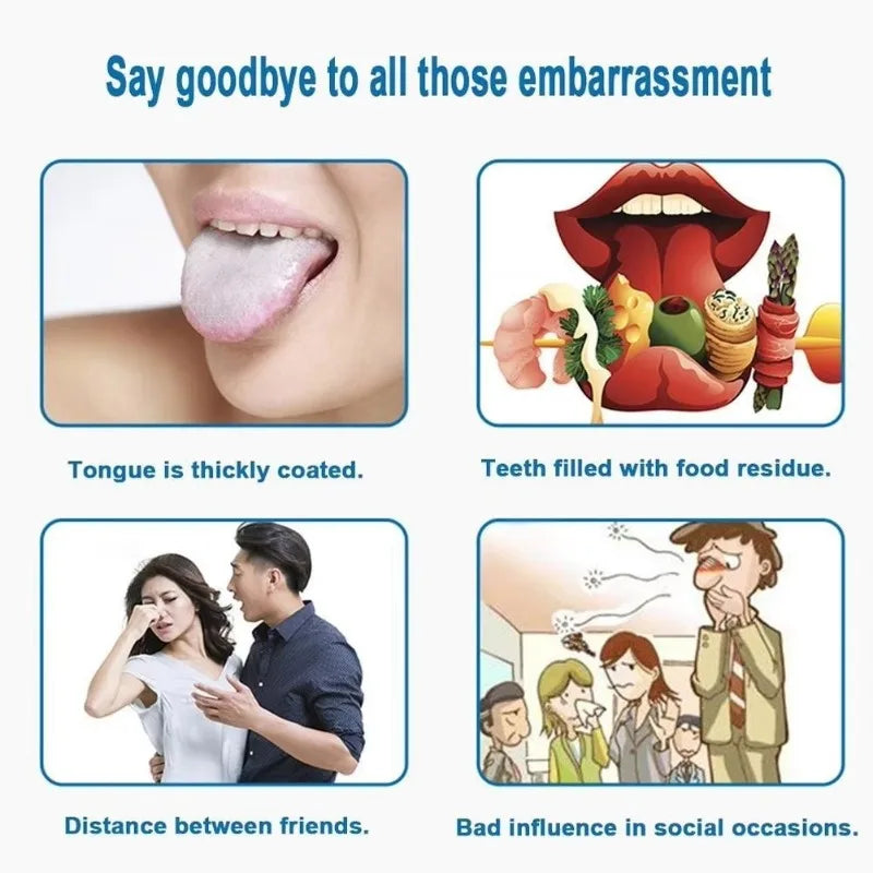 Reusable Tongue Scraper & Brush for Fresh Breath | RUZOFO Tongue Scraper HIP
