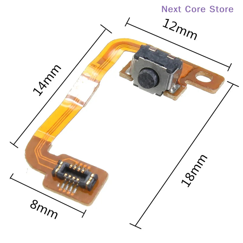 3DS L/R Shoulder Button Switch & Flex Cable Repair Set Console Repair Kit HIP