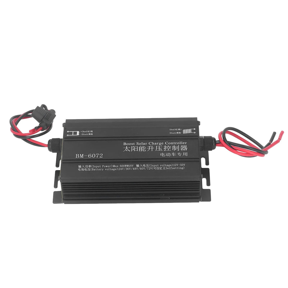 600W MPPT Boost Solar Charge Controller 12‑50V Input LCD Display Step Up Solar Charging Controller 24V 36V 48V 60V 72V HIP
