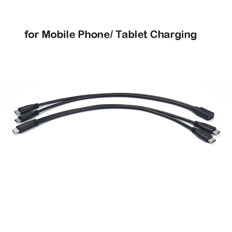 USB-C Splitter Cable 1 to 2 Dual Charging – 15W 3A | OULLX USB-C Splitter Cable HIP