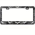 Bat & Spiderweb Aluminum License Plate Frame – Rust-Proof License Plate Frame HIP Grass Green