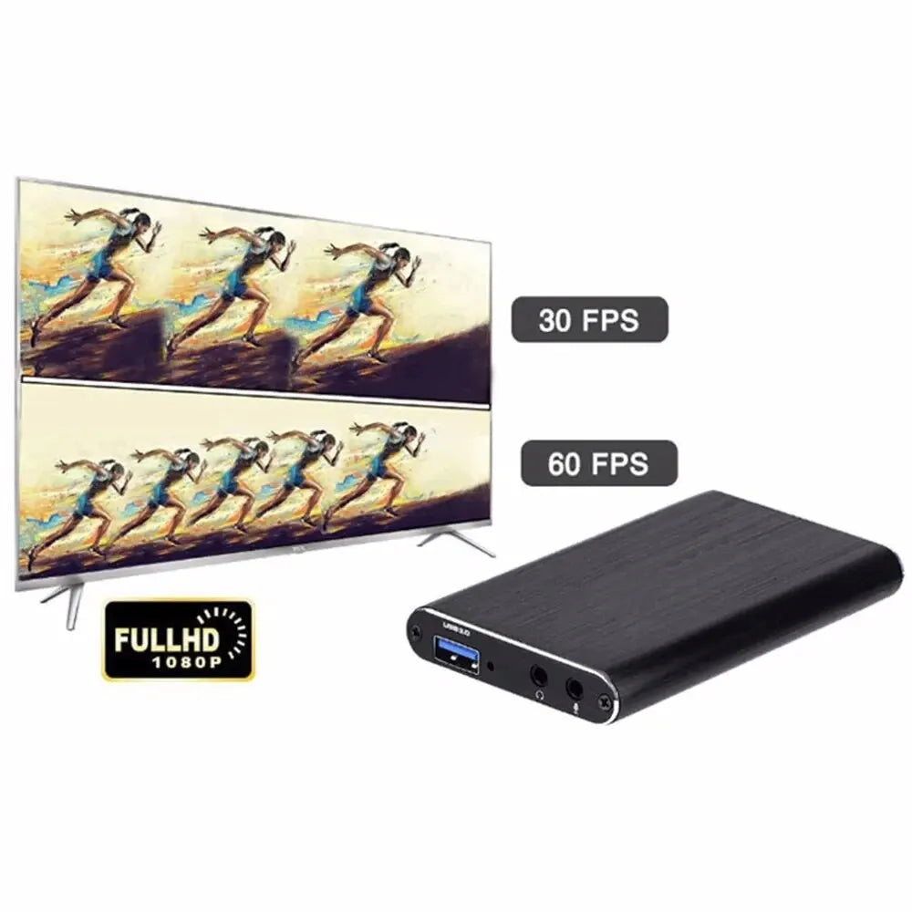4K 1080p 60fps HD Video Capture Card – USB 3.0 Streaming Video Capture Card HIP