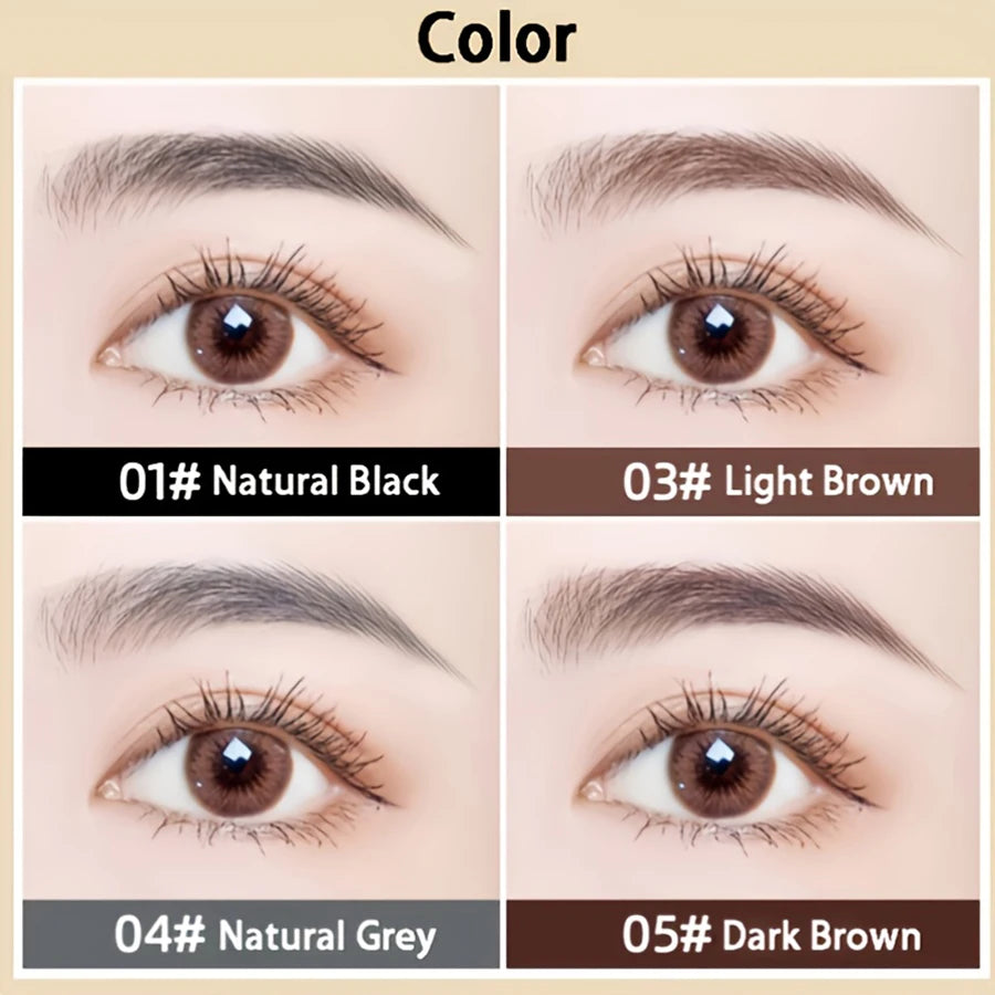 Double Headed Eyebrow Pencil, Extremely Fine, Waterproof, Sweat Resistant, and Long-Lasting HIP