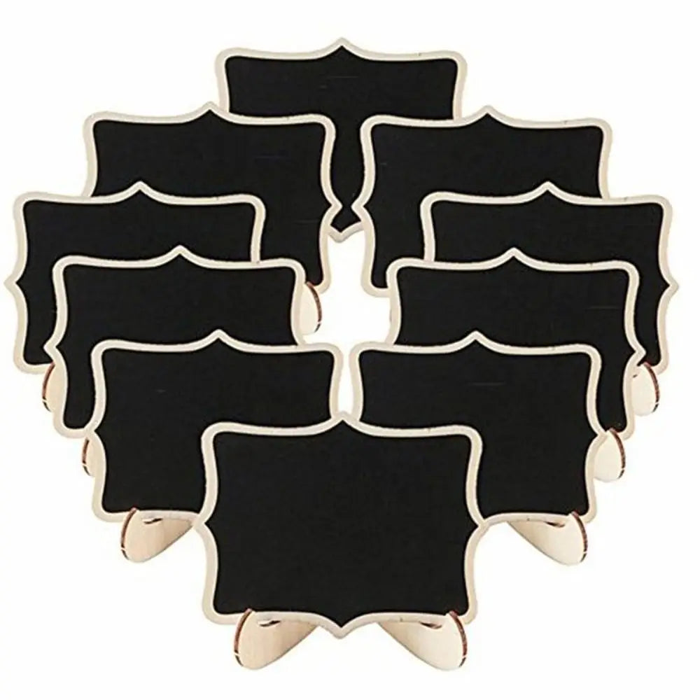 10-Pack Mini Lace Chalkboard Easel Signs – Place Cards Mini Chalkboard Signs HIP