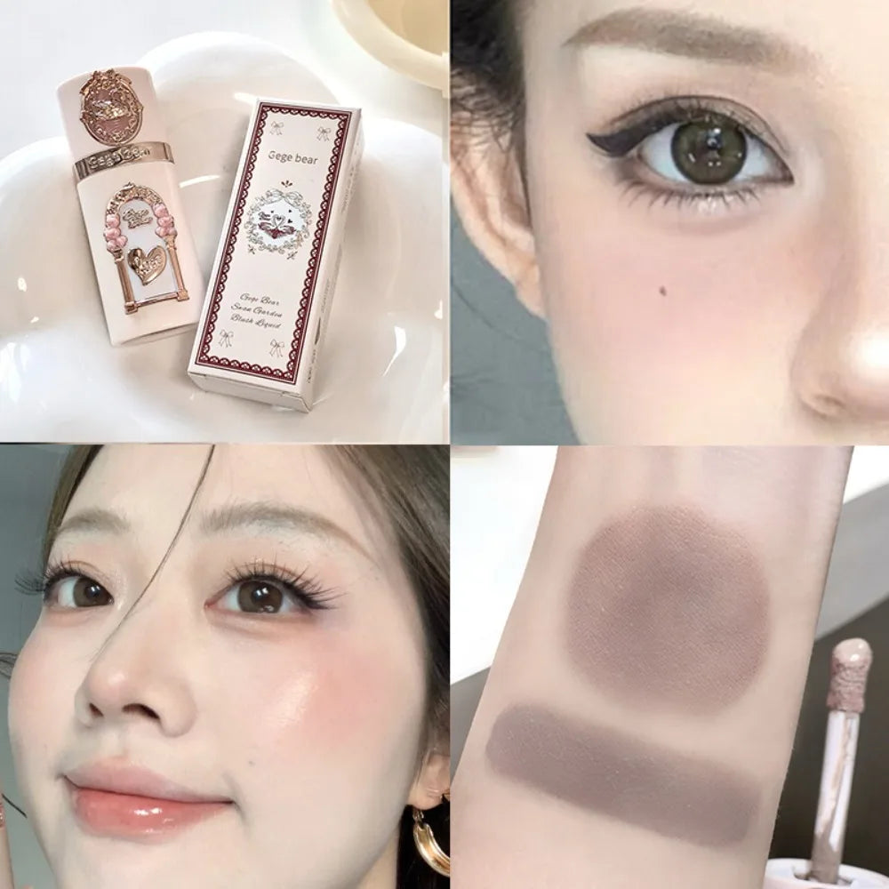 Garden Cupid Liquid Blush Makeup for Cheeks Matte Finish Face Blushes Cream For Healthy Natural Rouge Lightweight Lasting 블러셔 HIP