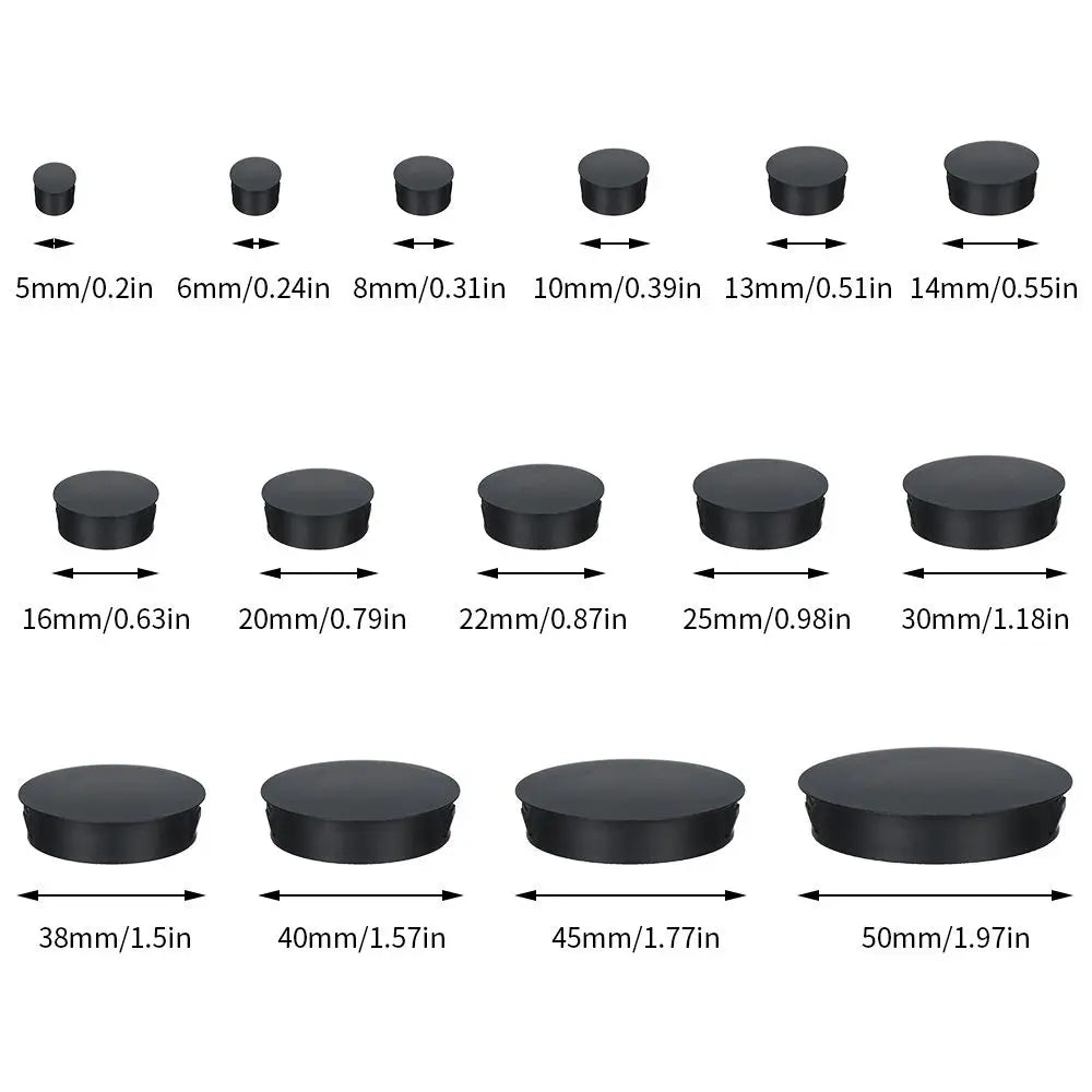 8-Pack Round Plastic Hole Plugs – Floor & Furniture Caps Furniture Hole Plug Caps HIP