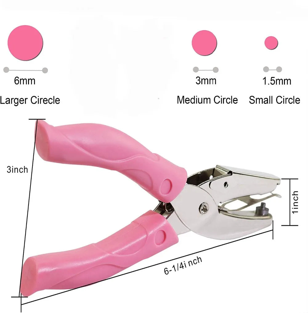 Mini Single Hole Punch – Circle Shape Craft Paper Tool Single Hole Punch HIP