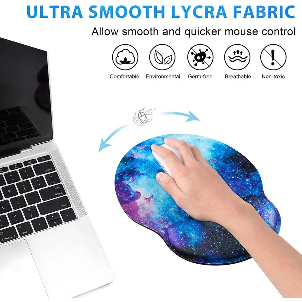 Ergonomic Silicone Wrist Rest Mouse Pad – Non-Slip Gaming Wrist Rest Mouse Pad HIP