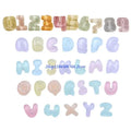 Resin Keyboard Keycap Stickers – 26 Letters & 10 Numbers Keyboard Keycap Stickers HIP transparent CN