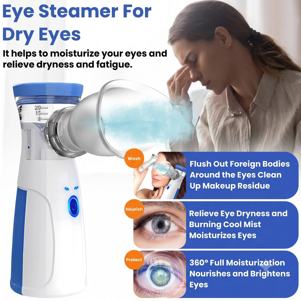 Fireurus Handheld Eye Mist Nebulizer – Hydrating Eye Spa Eye Mist Nebulizer HIP