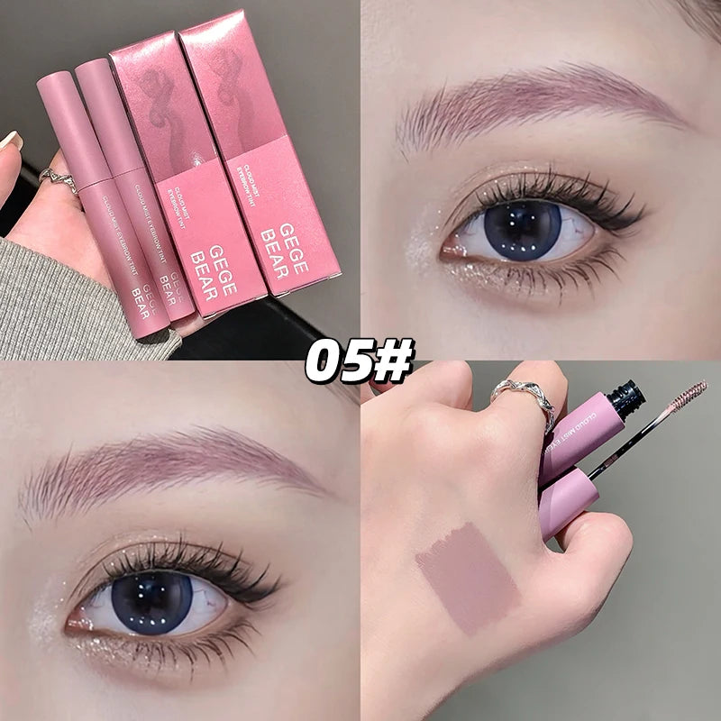 Misty Pink Eyebrow Dyeing Enhancer Waterproof & Sweatproof Tint for Natural Look Long-Lasting Smudge-Proof Mascara Makeup HIP 05