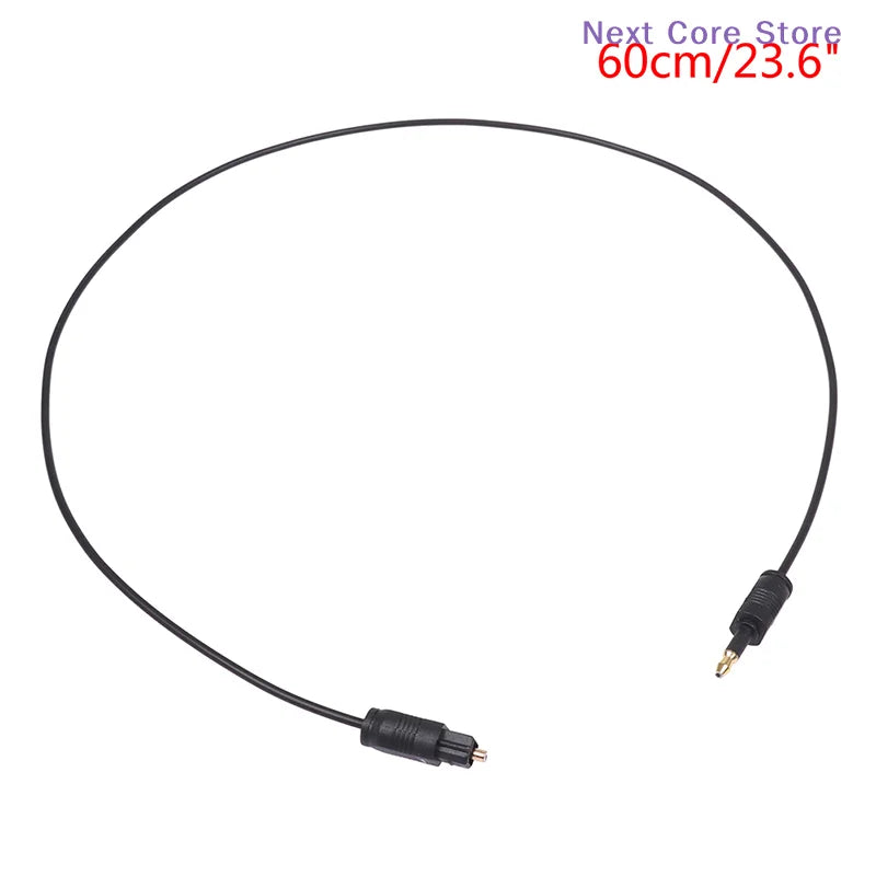 Toslink to Mini 3.5mm Optical SPDIF Audio Cable 1.96Ft Optical Audio Cable HIP