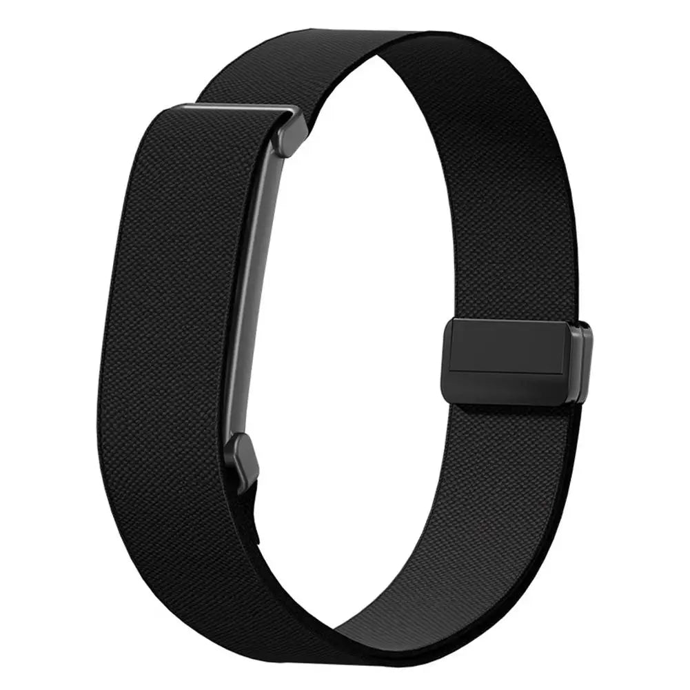 Nylon Weave Bicep Strap for Google Fitbit Air Bands Fitness Tracker Replacement Band Wristband for Google Fitbit Air Straps HIP Black