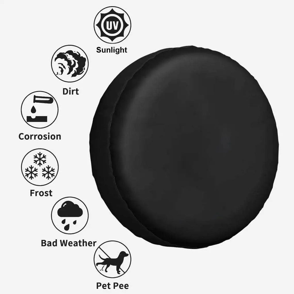 Halloween Skull Spare Tire Cover – No Camera Hole | 6 Sizes Spare Tire Cover HIP