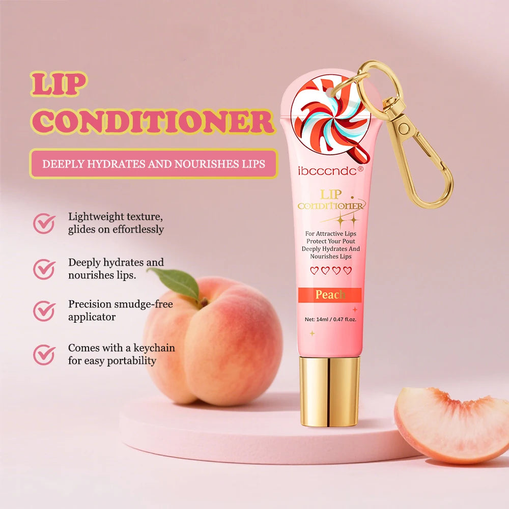 Lip Gloss Duo Combo with Keychain Long Lasting Nourish Plumper Lip Cosmetics Christmas Gift HIP