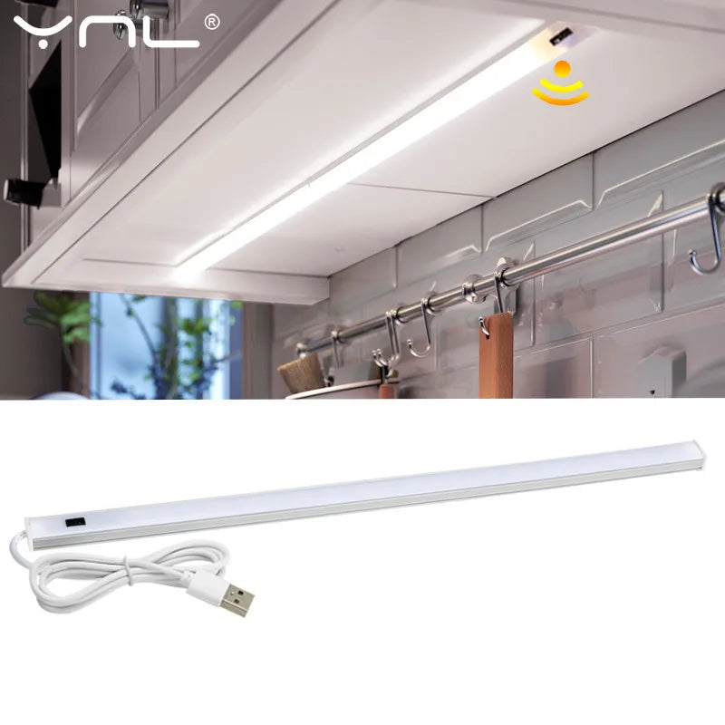 USB LED Under Cabinet Light | Hand Sweep Sensor, 3 Colors – YNL Under Cabinet Light HIP 3 Colors Changeable 30cm